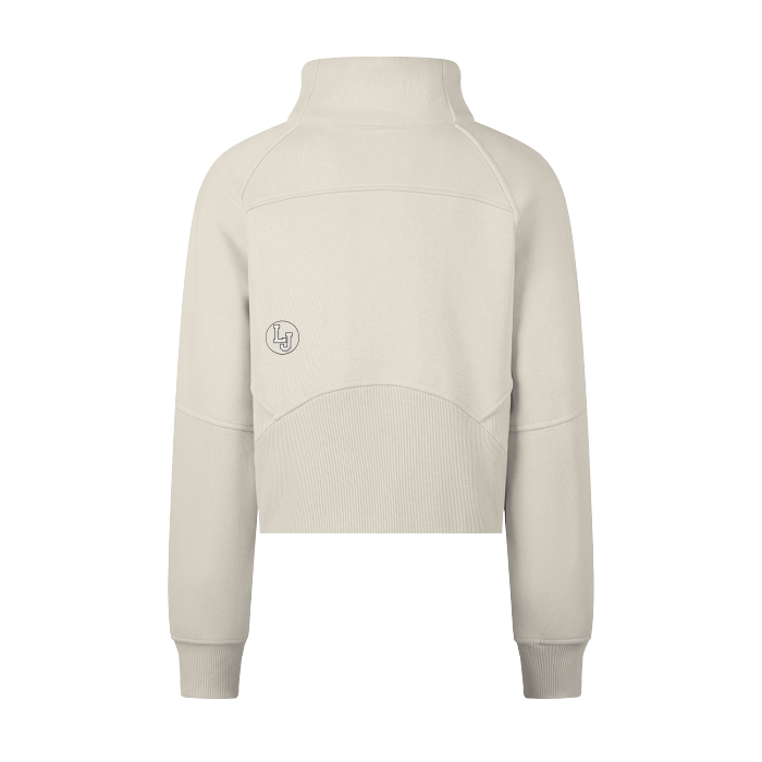 Elevated Basic Cropped Quarter-Zip Sweater