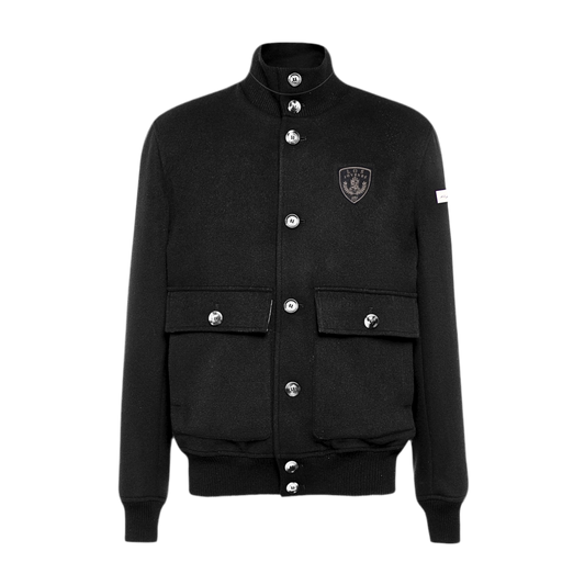 Knit Emblem Jacket