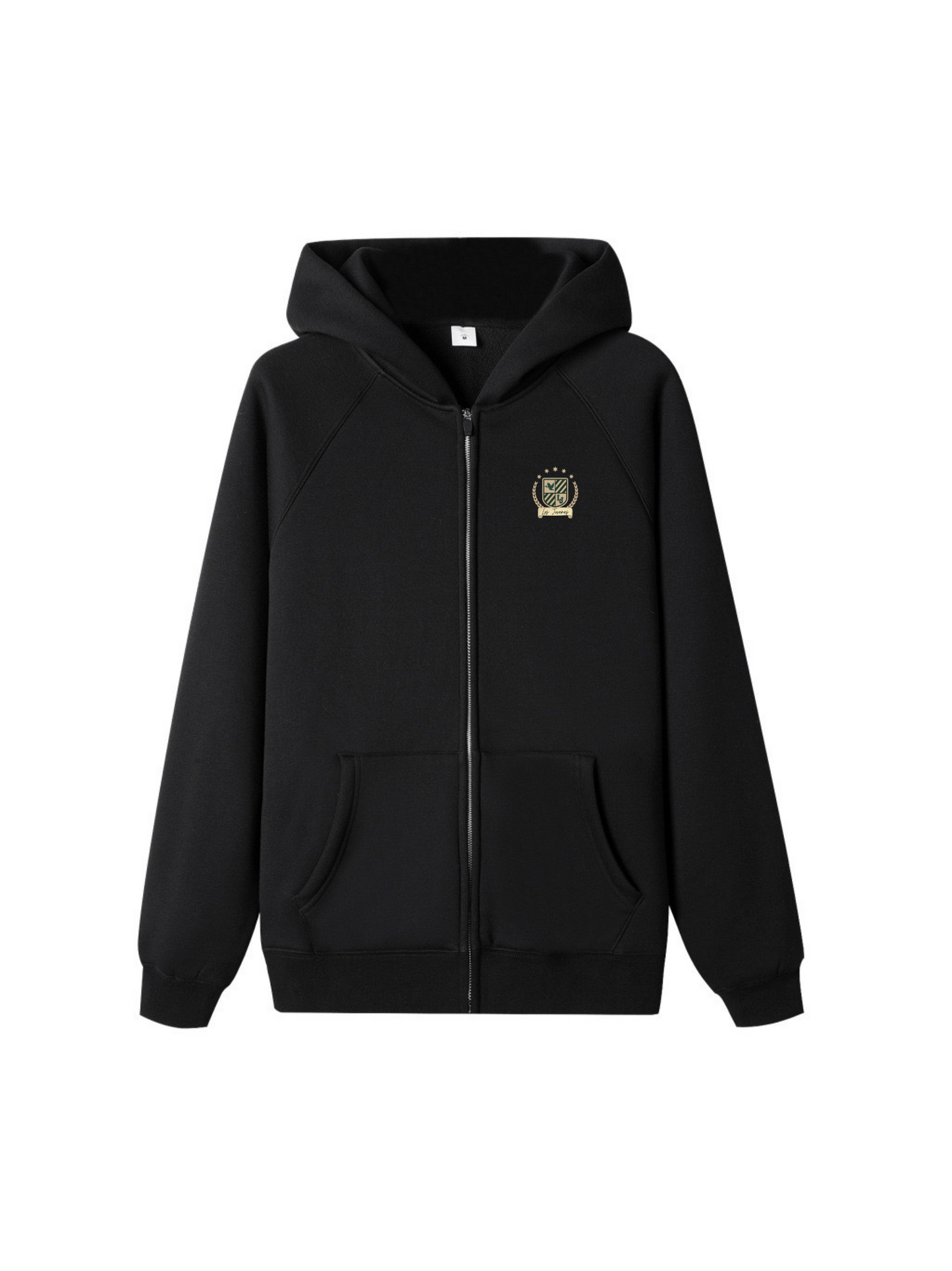 LJ Crest Zip Up Sweater