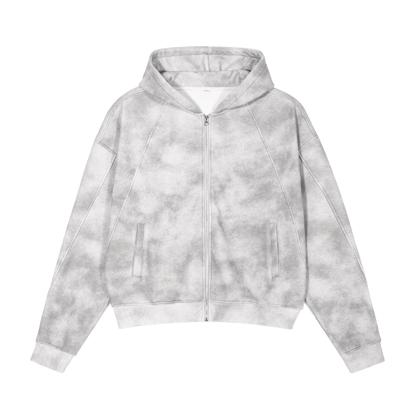 Elevated Basic Camo Zip Up Sweater